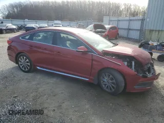 2016 Hyundai Sonata Sport with VIN 5NPE34AF3GH285166, listed as a Copart auction lot 47238685 with 177,539 mi miles and Salvage Title. Bid and sale history available at DreamBid. Image 4.