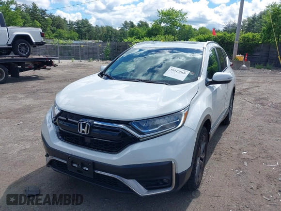 2022 Honda CR-V Touring with VIN 2HKRW2H91NH654021, listed as a IAAI auction lot 39517068 with 77,671 mi miles. Bid and sale history available at carsss.com. Image 18.