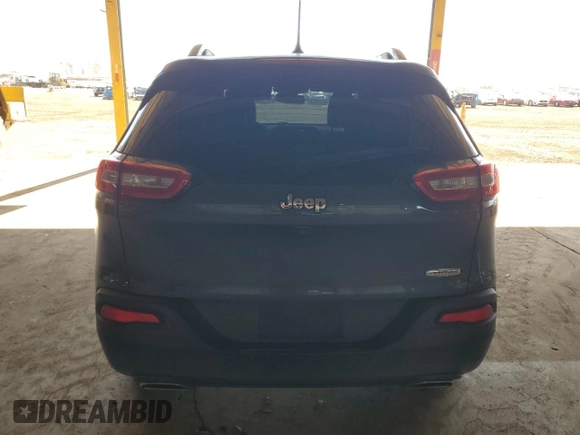 2015 Jeep Cherokee Latitude with VIN 1C4PJLCS7FW712344, listed as a Copart auction lot 55150845 with 115,471 mi miles and Clean Title. Bid and sale history available at carsss.com. Image 6.