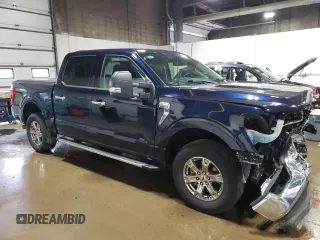 2023 Ford F-150 XL with VIN 1FTEW1EP5PFB04068, listed as a Copart auction lot 57957125 with 40,809 mi miles and Salvage title. Bid and sale history available at DreamBid. Image 4.
