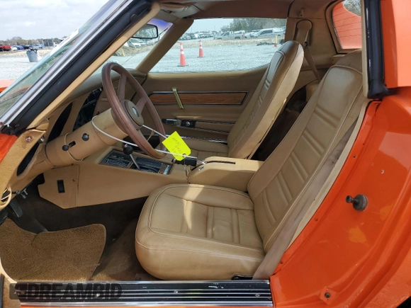 1976 Chevrolet Corvette with VIN 1Z37L6S442300, listed as a Copart auction lot 43044735 with 90,217 mi miles and Salvage title. Bid and sale history available at DreamBid. Image 7.