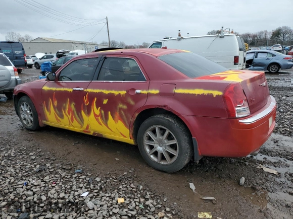 2008 Chrysler 300 C with VIN 2C3KK63H08H267576, listed as a Copart auction lot 51754845 with 191,687 mi miles and Salvage Title. Bid and sale history available at carsss.com. Image 2.