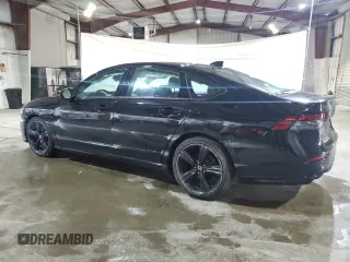 2023 Honda Accord Sport-L with VIN 1HGCY2F70PA070674, listed as a Copart auction lot 57329425 with 26,861 mi miles and Salvage title. Bid and sale history available at DreamBid. Image 2.