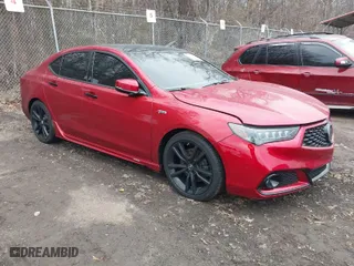 2020 Acura TLX w/Advance Pkg with VIN 19UUB3F80LY000159, listed as a IAAI auction lot 41677292 with 17,113 mi miles. Bid and sale history available at carsss.com. Image 1.