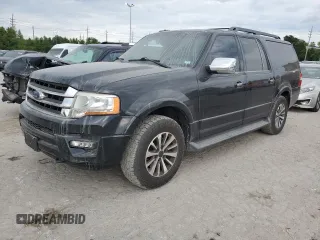 2015 Ford Expedition EL XLT with VIN 1FMJK1JT4FEF39922, listed as a Copart auction lot 66008044 with 168,037 mi miles and Salvage Title. Bid and sale history available at carsss.com. Image 1.