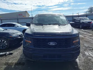 2024 Ford F-150 STX with VIN 1FTEW2LP4RKE73748, listed as a IAAI auction lot 41604796 with 9,609 mi miles and . Bid and sale history available at carsss.com. Image 12.
