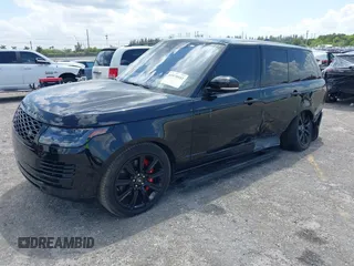 2021 Land Rover Range Rover Westminster with VIN SALGS2RU1MA455975, listed as a IAAI auction lot 41975552 with 52,328 mi miles and . Bid and sale history available at DreamBid. Image 16.