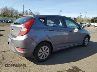 2015 Hyundai Accent GS with VIN KMHCT5AE7FU217859, listed as a Copart auction lot 52044405 with 60,247 mi miles and Salvage Title. Bid and sale history available at carsss.com. Image 3.