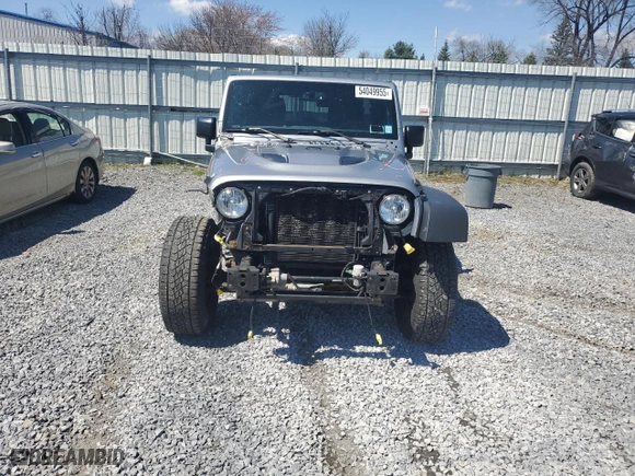 2015 Jeep Wrangler Unlimited Rubicon Hard Rock with VIN 1C4HJWFG2FL686556, listed as a Copart auction lot 54049955 with 126,675 mi miles and Salvage Title. Bid and sale history available at carsss.com. Image 5.