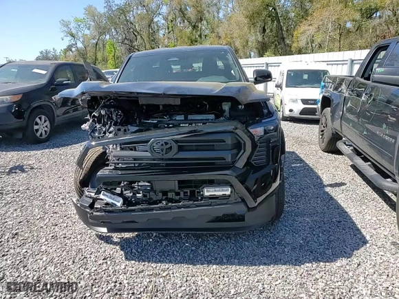2024 Toyota Tacoma 2WD SR5 with VIN 3TMKB5FN6RM024252, listed as a Copart auction lot 47610575 with 0 mi miles and Non Repairable. Bid and sale history available at carsss.com. Image 11.