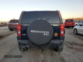 2008 Hummer H3 SUV with VIN 5GTEN13E688172138, listed as a Copart auction lot 82317664 with 124,834 mi miles and Salvage Title. Bid and sale history available at DreamBid. Image 6.