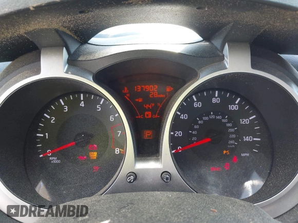 2014 Nissan Juke SV with VIN JN8AF5MRXET450113, listed as a IAAI auction lot 41861072 with 137,902 mi miles and . Bid and sale history available at carsss.com. Image 7.