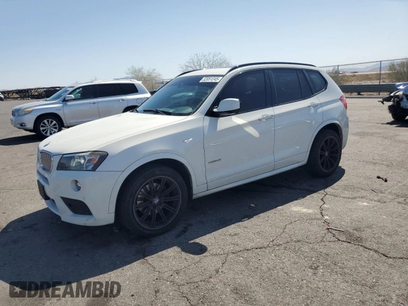 2011 BMW X3 35i with VIN 5UXWX7C59BL735081, listed as a Copart auction lot 52051245 with 165,823 mi miles and Clean Title. Bid and sale history available at DreamBid. Image 1.