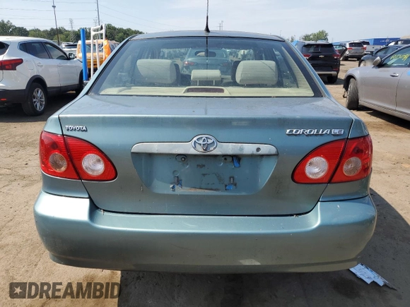 2005 Toyota Corolla CE with VIN 1NXBR32E65Z472336, listed as a Copart auction lot 67199174 with 135,535 mi miles and Clean Title. Bid and sale history available at DreamBid. Image 6.