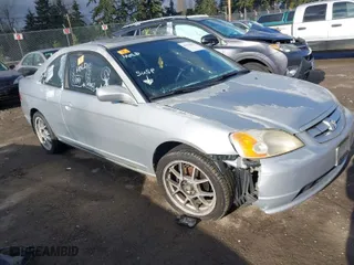 2002 Honda Civic EX with VIN 1HGEM219X2L083099, listed as a IAAI auction lot 41425387 with 1 mi miles. Bid and sale history available at carsss.com. Image 1.