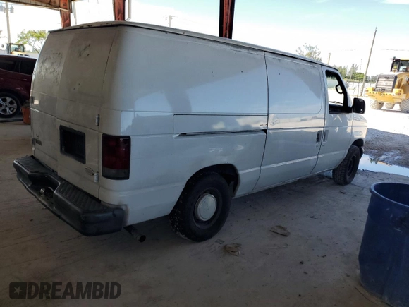 2002 Ford Econoline Cargo with VIN 1FTRE14292HB60778, listed as a Copart auction lot 74345234 with 173,366 mi miles and Salvage Title. Bid and sale history available at DreamBid. Image 3.