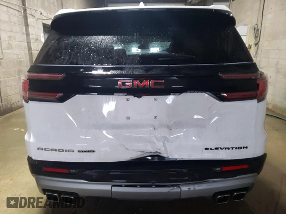 2024 GMC Acadia AWD Elevation z VIN 1GKENNKS6RJ200556, wystawiony jako Copart lot #85957484 z przebiegiem 18 199 mil mil oraz Czysty tytuł • Clean title. Historia ofert i sprzedaży dostępna na DreamBid. Obrazek 6.