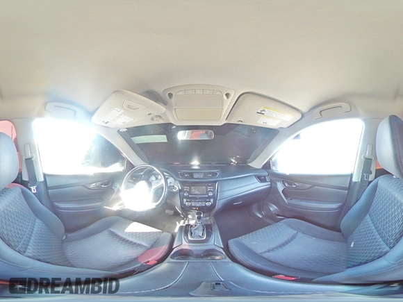 2017 Nissan Rogue SV with VIN JN8AT2MT2HW145890, listed as a Copart auction lot 58528055 with 89,071 mi miles and Salvage title. Bid and sale history available at DreamBid. Image 16.