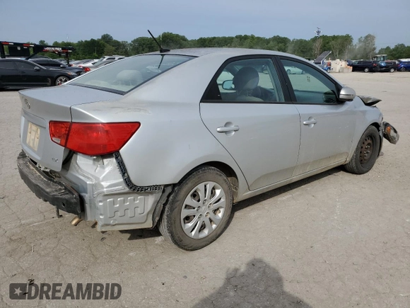 2012 Kia Forte EX with VIN KNAFU4A26C5596404, listed as a Copart auction lot 61070394 with 206,387 mi miles and Salvage Title. Bid and sale history available at carsss.com. Image 3.