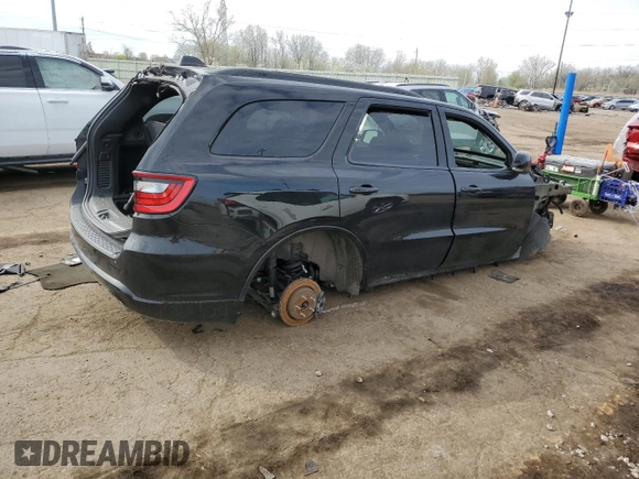 2021 Dodge Durango GT Plus with VIN 1C4RDJDG3MC558454, listed as a Copart auction lot 54116445 with Not provided miles and Salvage title. Bid and sale history available at DreamBid. Image 3.