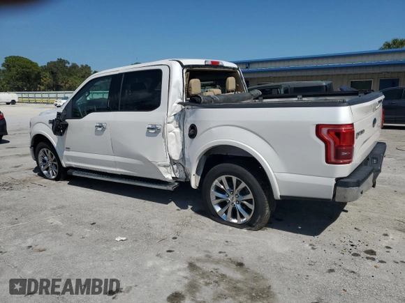 2016 Ford F-150 XL with VIN 1FTEW1CG3GKE81606, listed as a Copart auction lot 47375895 with 121,650 mi miles and Salvage Title. Bid and sale history available at DreamBid. Image 2.