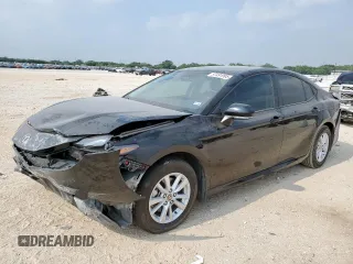 2025 Toyota Camry LE с VIN 4T1DBADK6SU010844, выставлен на аукционе Copart как лот 57491995 с пробегом 9 964 миль миль и Списание • Salvage title. История ставок и продаж доступна на DreamBid. Изображение 1.