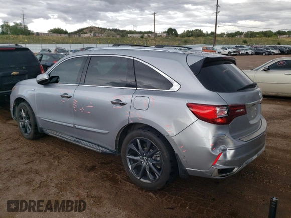 2018 Acura MDX Sport Hybrid w/Advance Pkg with VIN 5J8YD7H74JL000361, listed as a Copart auction lot 71818444 with 101,814 mi miles and Salvage Title. Bid and sale history available at carsss.com. Image 2.
