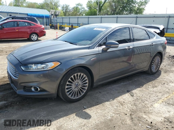 2016 Ford Fusion Titanium with VIN 3FA6P0D98GR205175, listed as a Copart auction lot 54261925 with 115,056 mi miles and Salvage title. Bid and sale history available at DreamBid. Image 1.