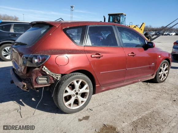 2009 Mazda Mazda3 s Touring with VIN JM1BK343291231949, listed as a Copart auction lot 38365964 with 220,516 mi miles and Salvage Title. Bid and sale history available at carsss.com. Image 3.