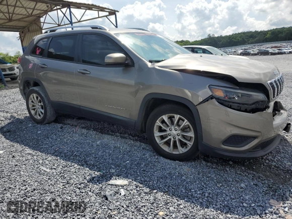 2020 Jeep Cherokee Latitude with VIN 1C4PJLCBXLD556789, listed as a Copart auction lot 58582565 with 66,865 mi miles and Salvage title. Bid and sale history available at DreamBid. Image 4.