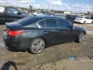 2017 Infiniti Q50 2.0t Sport with VIN JN1CV7AR2HM680236, listed as a Copart auction lot 71917884 with 84,212 mi miles and Salvage Title. Bid and sale history available at carsss.com. Image 3.