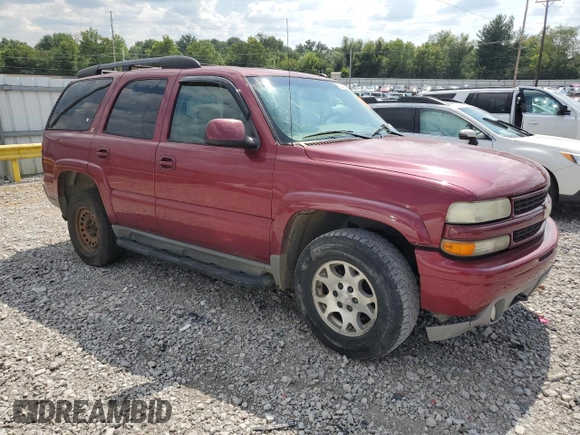 2004 Chevrolet Tahoe LT with VIN 1GNEK13Z94R202747, listed as a Copart auction lot 62443234 with 0 mi miles and Salvage Title. Bid and sale history available at carsss.com. Image 4.
