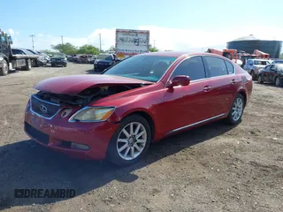 2006 Lexus GS 300 z VIN JTHBH96S865030596, wystawiony jako IAAI lot #41726102 z przebiegiem 156 700 mil mil oraz . Historia ofert i sprzedaży dostępna na DreamBid. Obrazek 2.