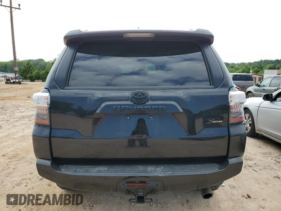 2020 Toyota 4Runner SR5 with VIN JTEBU5JR6L5753722, listed as a Copart auction lot 58841615 with 90,985 mi miles and Salvage title. Bid and sale history available at DreamBid. Image 6.
