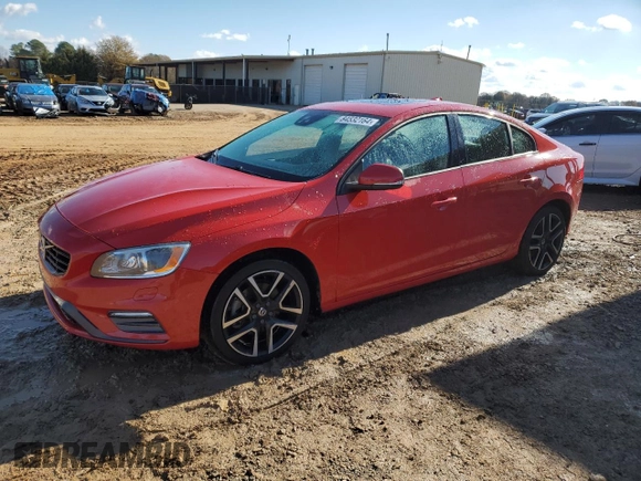 2018 Volvo S60 Dynamic with VIN YV126MFL1J2465855, listed as a Copart auction lot 84532164 with 99,373 mi miles and Salvage Title. Bid and sale history available at carsss.com. Image 1.