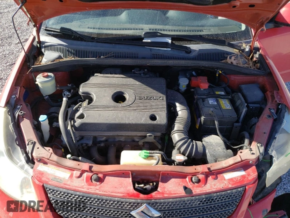 2007 Suzuki SX4 with VIN JS2YB413075103757, listed as a Copart auction lot 46466245 with 56,471 mi miles and Salvage Title. Bid and sale history available at carsss.com. Image 14.