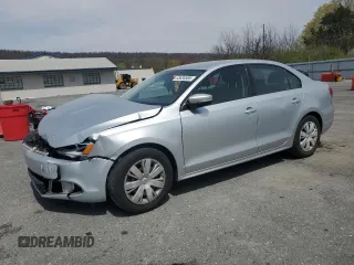2012 Volkswagen Jetta SE with VIN 3VWDX7AJ7CM353041, listed as a Copart auction lot 53634985 with 153,326 mi miles and Salvage title. Bid and sale history available at DreamBid. Image 1.