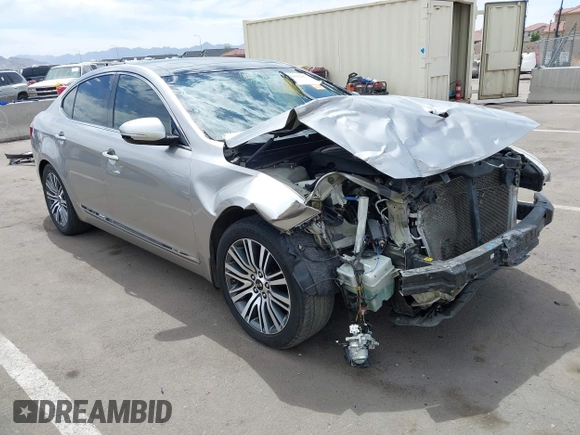 2015 Kia Cadenza Premium z VIN KNALN4D75F5174264, wystawiony jako IAAI lot #42004287 z przebiegiem 100 385 mil mil oraz . Historia ofert i sprzedaży dostępna na DreamBid. Obrazek 1.