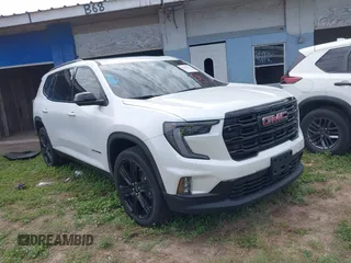 2024 GMC Acadia FWD Elevation z VIN 1GKENKKS1RJ244902, wystawiony jako IAAI lot #41918422 z przebiegiem 7 391 mil mil oraz . Historia ofert i sprzedaży dostępna na DreamBid. Obrazek 1.