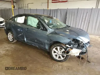 2010 Mazda 3 i SV with VIN JM1BL1SF2A1135533, listed as a Copart auction lot 52078105 with Not Provided miles and Salvage Title. Bid and sale history available at DreamBid. Image 4.