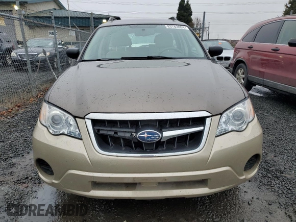 2008 Subaru Outback с VIN 4S4BP60C386302629, выставлен на аукционе Copart как лот 83783804 с пробегом 71 602 миль миль и Списание • Salvage title. История ставок и продаж доступна на DreamBid. Изображение 5.