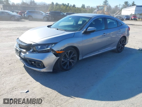 2019 Honda Civic Sport with VIN 2HGFC2F8XKH602463, listed as a IAAI auction lot 41966052 with 95,416 mi miles and . Bid and sale history available at DreamBid. Image 18.