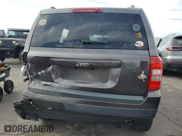 2016 Jeep Patriot Sport with VIN 1C4NJPBA1GD670001, listed as a Copart auction lot 53662275 with 100,455 mi miles and Salvage Title. Bid and sale history available at carsss.com. Image 6.