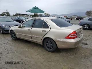 2003 Mercedes-Benz C 320 with VIN WDBRF64J93F400859, listed as a Copart auction lot 48585225 with 114,287 mi miles and Salvage title. Bid and sale history available at DreamBid. Image 2.