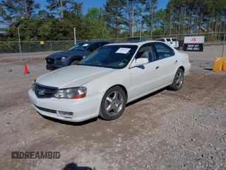 2003 Acura TL with VIN 19UUA56633A003918, listed as a IAAI auction lot 41881073 with 158,697 mi miles. Bid and sale history available at carsss.com. Image 2.