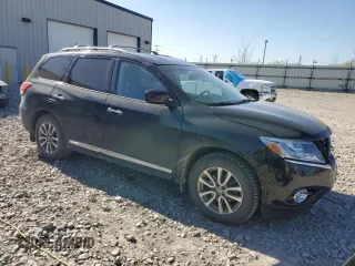 2015 Nissan Pathfinder SV with VIN 5N1AR2MMXFC715339, listed as a Copart auction lot 56524535 with 212,436 mi miles and Non repairable. Bid and sale history available at DreamBid. Image 4.