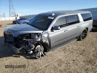 2019 Chevrolet Suburban LT with VIN 1GNSKHKC5KR274499, listed as a Copart auction lot 87073424 with Not Provided miles and Salvage Title. Bid and sale history available at DreamBid. Image 1.