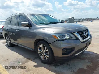 2019 Nissan Pathfinder SL with VIN 5N1DR2MN1KC577139, listed as a IAAI auction lot 42693210 with 147,238 mi miles and . Bid and sale history available at DreamBid. Image 1.