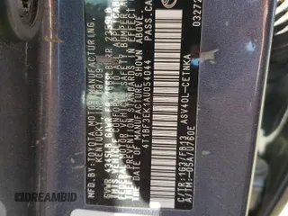 2010 Toyota Camry with VIN 4T1BF3EK1AU054044, listed as a Copart auction lot 54878685 with 167,452 mi miles and Salvage Title. Bid and sale history available at DreamBid. Image 12.