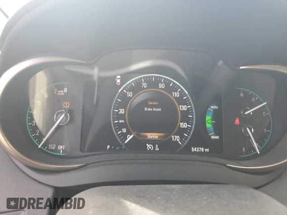 2015 Buick LaCrosse Leather with VIN 1G4GB5GR4FF226862, listed as a Copart auction lot 46358215 with 54,378 mi miles and Salvage Title. Bid and sale history available at DreamBid. Image 9.